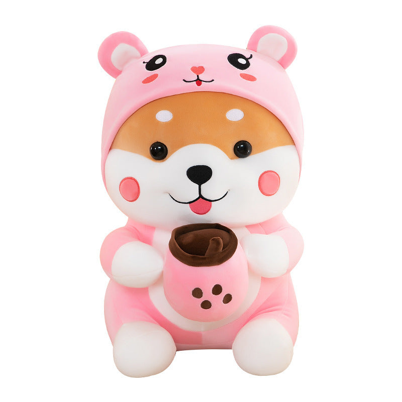 Milk Tea Dog Plush Toy