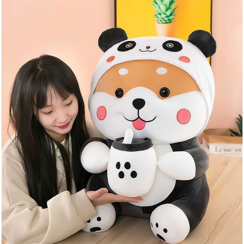 Milk Tea Dog Plush Toy